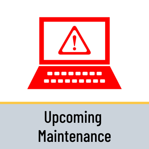 Upcoming maintenance – May 4th